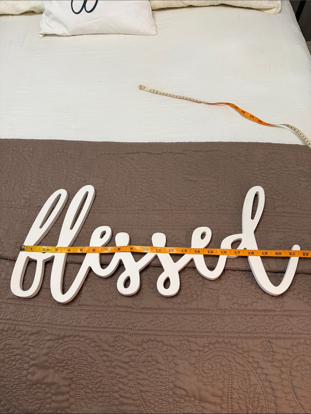 Blessed Script Wall Sign - Picture 2 of 9